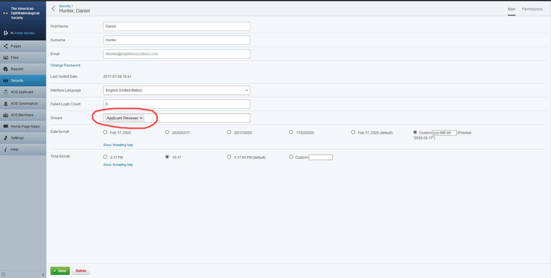 association website security